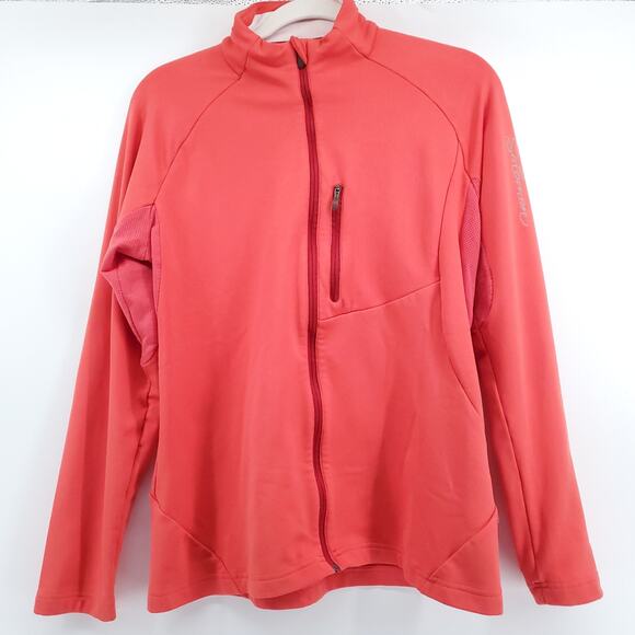 Salomon ActiLite Full Zip Mid Layer Activewear Media Pocket Mock Neck Jacket XL - Picture 1 of 11